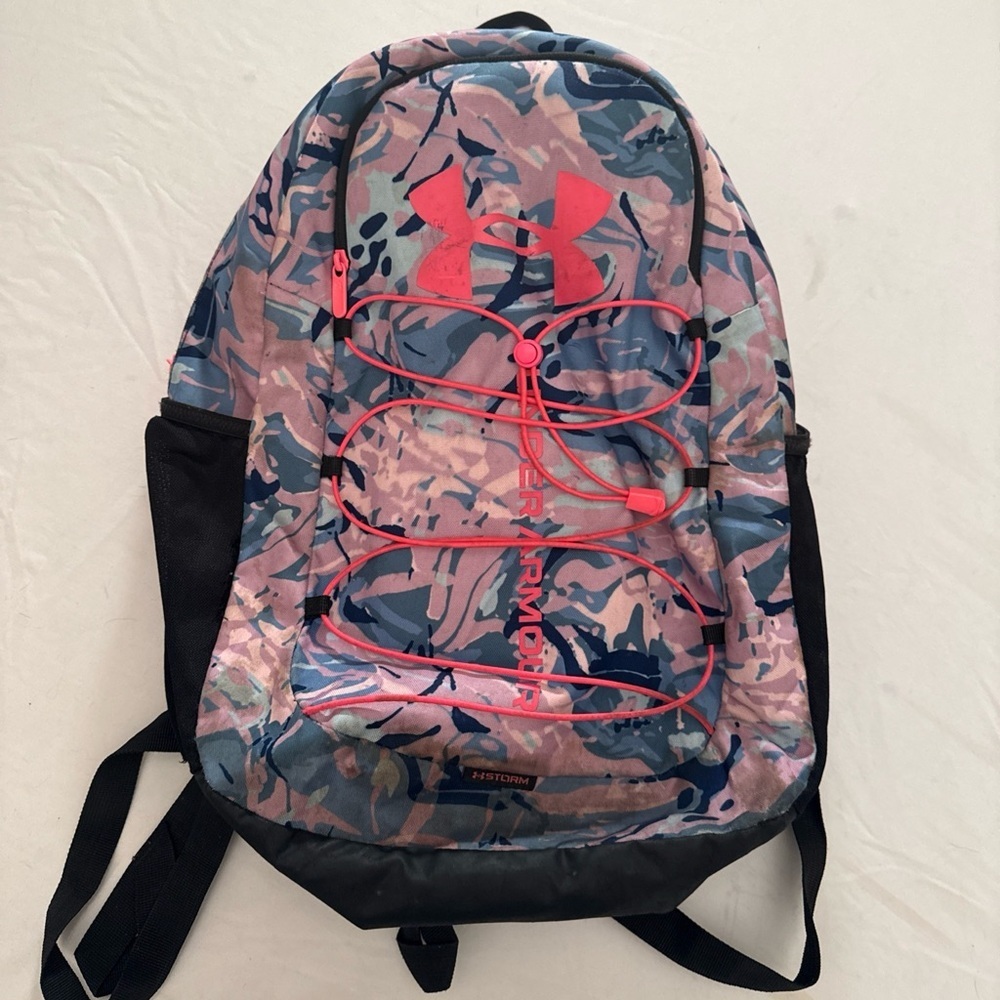 Under Armour Hustle Book sack Pink Camouflage Unisex